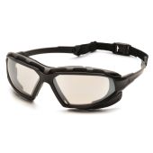 Pyramex SBG5080DT Highlander Plus Safety Glasses - Black / Gray Frame - Indoor/Outdoor Mirror Anti-Fog Lens