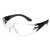 Pyramex SBG9610S Endeavor Plus Dielectric Safety Glasses - Black/Gray Frame - Clear Lens