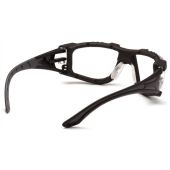 Pyramex SBG9610STMFP Endeavor Plus Dielectric Safety Glasses - Black/Gray Foam Padded Frame - Clear H2MAX Anti-Fog Lens