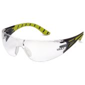 Pyramex SBGR9610ST Endeavor Plus Dielectric Safety Glasses - Black/Green Frame - Clear Anti-Fog Lens