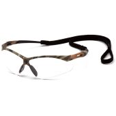Pyramex SCM6310STP PMXTREME Safety Glasses - Camo Frame - Clear Anti-Fog Lens with Cord (CLOSEOUT)