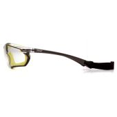 Pyramex SGL10610DT Crossovr Safety Glasses - Lime Frame - Clear Anti-Fog Lens 