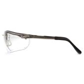 Pyramex SGM1810S V2-Metal Safety Glasses - Gun Metal Frame - Clear Lens 