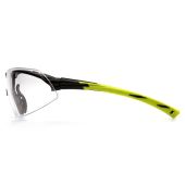 Pyramex SGR4910ST Onix Safety Glasses - Hi Vis Green Frame - Clear Anti-Fog Lens 