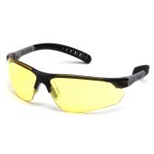Pyramex Sitecore SBG10130D Safety Glasses - Black / Gray Frame - Amber Lens
