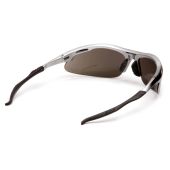 Pyramex SSB4570D Avanté Safety Glasses - Silver / Black Frame - Silver Mirror Lens - (CLOSEOUT)