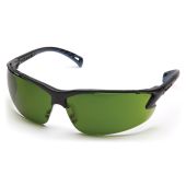 Pyramex Venture 3 SB5760SFT Safety Glasses - Black Frame - 3.0 IR H2X Anti-Fog Lens - (CLOSEOUT)