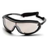 Pyramex XS3 Plus SB4680STP Safety Glasses - Black Frame - I/O H2X Anti-Fog Lens - (CLOSEOUT)