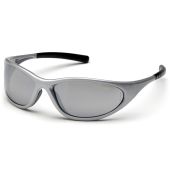 Pyramex Zone II SS3370E Safety Glasses - Silver Frame - Silver Mirror Lens 