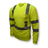Radians ST21 Hi Vis Yellow Long Sleeve Safety T-Shirt - Maxi-Dri - Type R - Class 3 - (CLOSEOUT)