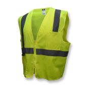 Radians SV2ZGM Hi Vis Yellow Economy Solid Safety Vest - Type R - Class 2 - (CLOSEOUT)