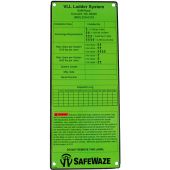 SafeWaze 019-12031 Ladder System Label