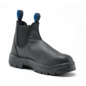 Steel Blue Hobart 6" Romeo Slip On Work Boots - Black - Steel Toe