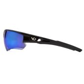 Venture Gear Atwater VGSB1265TB Safety Glasses - Black Frame - Ice Blue Anti-Fog Lens - (CLOSEOUT)