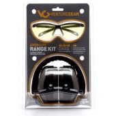 Venture Gear Range Kit ,PM8010 Earmuff with Ever-Lite Black Frame and Amber Lens