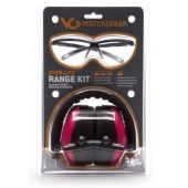 Venture Gear Range Kit ,PM8010 Earmuff with Ever-Lite Black Frame and Pink Lens (CLOSEOUT)