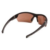 Venture Gear Tensaw VGSB318T Safety Glasses Black / Gray Frame Bronze Anti Fog Lens - (CLOSEOUT)