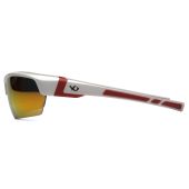 Venture Gear Tensaw VGSWR351 Safety Glasses White Frame Red Mirror Polarized Lens
