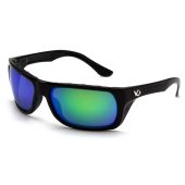 Venture Gear VGSB931 Vallejo Safety Glasses - Black Frame - Polarized Green Lens