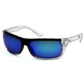 Venture Gear VGSC965T Vallejo Safety Glasses - Clear Frame - Ice Blue Mirror Anti-Fog Lens 