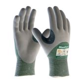 ATG 18-575 MaxiCut Seamless Knit Engineered Yarn Glove with Nitrile Coated MicroFoam Grip on Palm, Fingers & Knuckles - Dozen