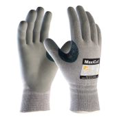 ATG 19-D470 MaxiCut Seamless Knit Dyneema / Engineered Yarn Glove with Nitrile Coated MicroFoam Grip on Palm & Fingers - Dozen