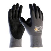 ATG MaxiFlex 34-844 Endurance Seamless Knit Nylon Glove with Nitrile Coated MicroFoam Grip on Palm & Fingers - Micro Dot Palm - Dozen