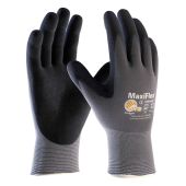 ATG MaxiFlex 34-874 Ultimate Seamless Knit Nylon/Elastane Glove with Nitrile Coated MicroFoam Grip on Palm & Fingers - Dozen