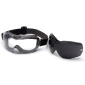 Carhartt EK110 Safety Goggle Kit - Includes Clear & Gray Lens 