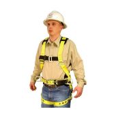 French Creek 850AB Full Body Harness with Shoulder Pads and Hip Positioning D-Rings-Large