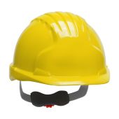 JSP 280-EV6151 Evolution Deluxe Hard Hat - Cap Style - 6 Point - 10 / Pack - Yellow