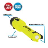 Nightstick XPP-5414GX [ZONE 0] Intrinsically Safety Dual-Light Flashlight w/ Magnet - Yellow