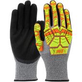 PIP 16-MPH430HV G-Tek PolyKor Double Dipped Nitrile Coated - A4 Cut Level - Impact Work Gloves - Pair 