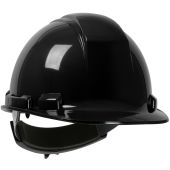 PIP 280-HP241R Dynamic Whistler Hard Hat - Cap Style - 4 Point Ratchet - Black - 12 / Pack