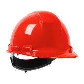 PIP 280-HP241R Dynamic Whistler Hard Hat - Cap Style - 4 Point Ratchet - Red - 12 / Pack
