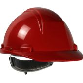 PIP 280-HP542R Mont-Blanc Type II, Cap Style Hard Hat with HDPE Shell, 4-Point Textile Suspension and Wheel Ratchet Adjustment - Red