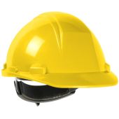 PIP 280-HP542R Mont-Blanc Type II, Cap Style Hard Hat with HDPE Shell, 4-Point Textile Suspension and Wheel Ratchet Adjustment - Yellow