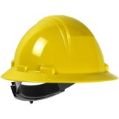 PIP 280-HP642R Kilimanjaro Type II Full Brim Hard Hat with HDPE Shell, 4-Point Textile Suspension and Wheel Ratchet Adjustment - Yellow