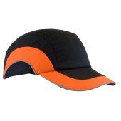 PIP 282-ABR170 HardCap A1+ Baseball Style Bump Cap with HDPE Protective Liner and Adjustable Back - Orange