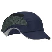 PIP 282-AES150 HardCap Aerolite Lightweight Baseball Style Bump Cap with HDPE Protective Liner and Adjustable Back - Short Brim - Navy