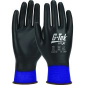 PIP 33-VRX180 G-Tek VR-X Seamless Knit Nylon Glove with Polyurethane Advanced Barrier Protection Coating on Full Hand – Touchscreen Compatible - Dozen