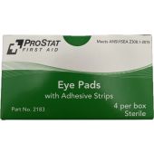 ProStat 2183 Eye Pads with Adhesive Strips - 4 Per Box