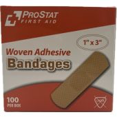ProStat 2783 Woven Bandages 1" x 3" - 100 Count