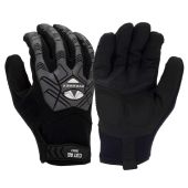 Pyramex GL204CHT TPR Impact Protection - Synthetic Leather - PVC Palm Patch - A6 Cut Level  Work Glove - Pair
