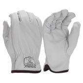 Pyramex GL3006CK Premium Grain Goatskin Leather Driver Gloves - HPPE 360 A5 Cut Liner - Pair