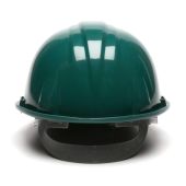 Pyramex HP14035 SL Series Hard Hat - Cap Style - 4 Point Snap Lock Suspension - Green