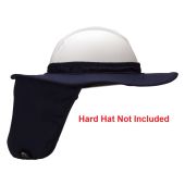 Pyramex HPSHADE60 Hard Hat Brim with Neck Shade - Blue