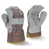 Radians RWG3103 Economy Shoulder Gray Split Cowhide Leather Glove - Dozen - (CLOSEOUT)