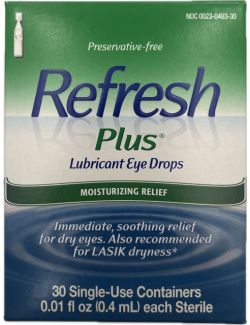 Refresh Plus Lubricant Eye Drops - 30 / Pack