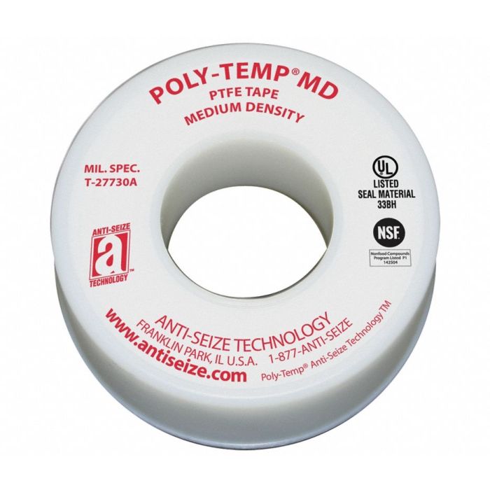 16030 - POLY-TEMP MD PTFE Tape - Medium Density - 1/2" x 260" (CLOSEOUT)